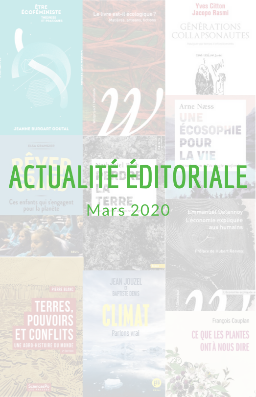 Actualité éditoriale – Mars 2020