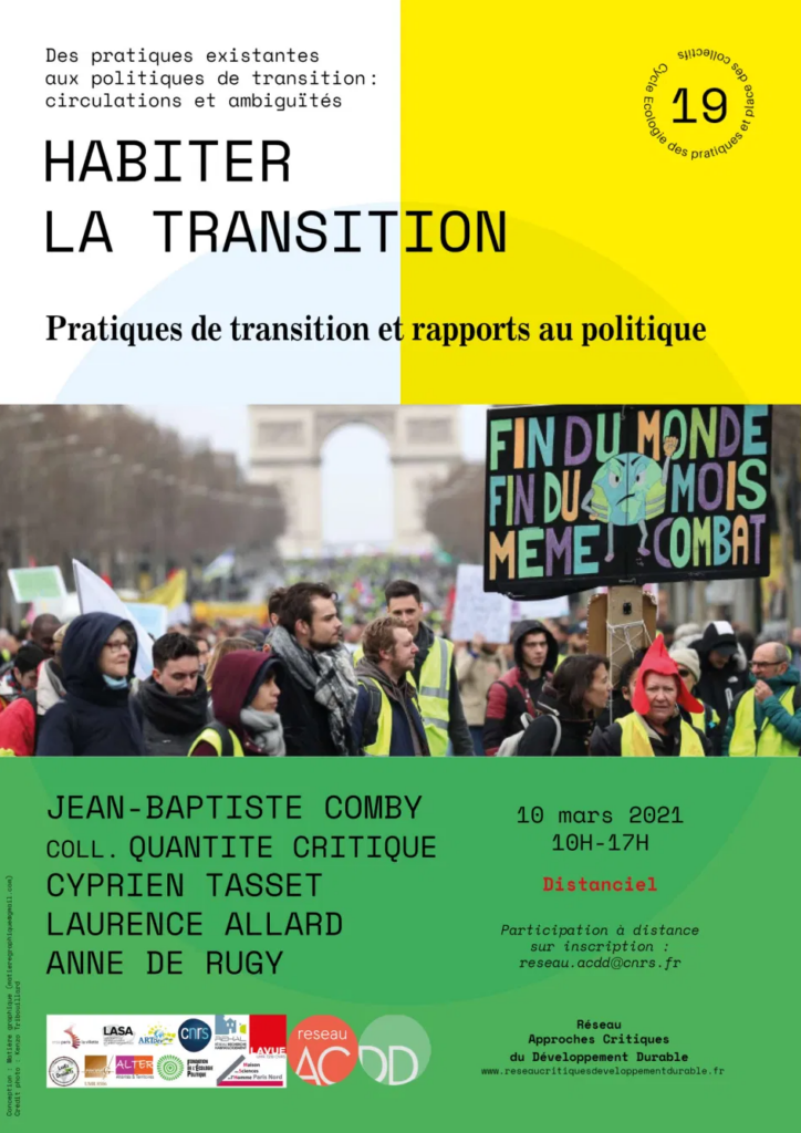 [Vidéos] Pratiques de transition et rapports au politique