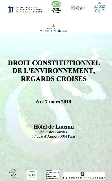 [Colloque] Droit constitutionnel de l’environnement