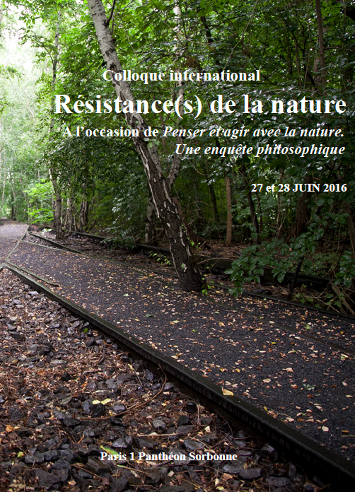 Colloque international: « Résistance(s) de la nature »