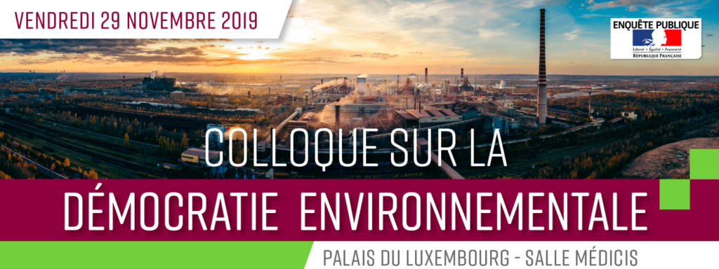 Colloque sur la démocratie environnementale au Palais du Luxembourg