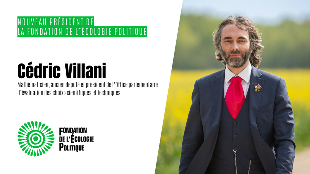 Cédric Villani, nouveau président de la FEP