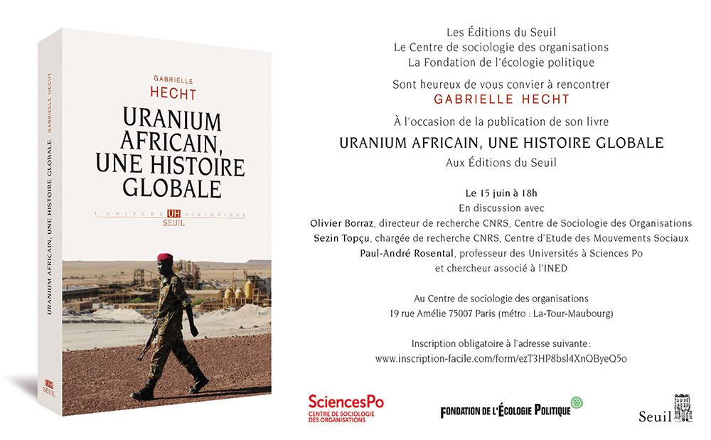 Rencontre avec Gabrielle HECHT, auteure de « Uranium Africain, Une histoire globale »