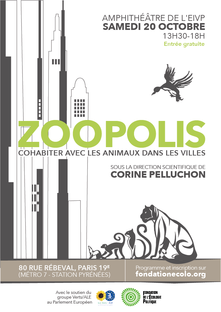 [Conférence] Zoopolis, cohabiter avec les animaux dans les villes