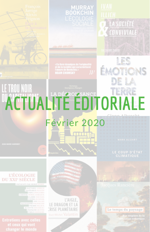 Actualité éditoriale – Février 2020