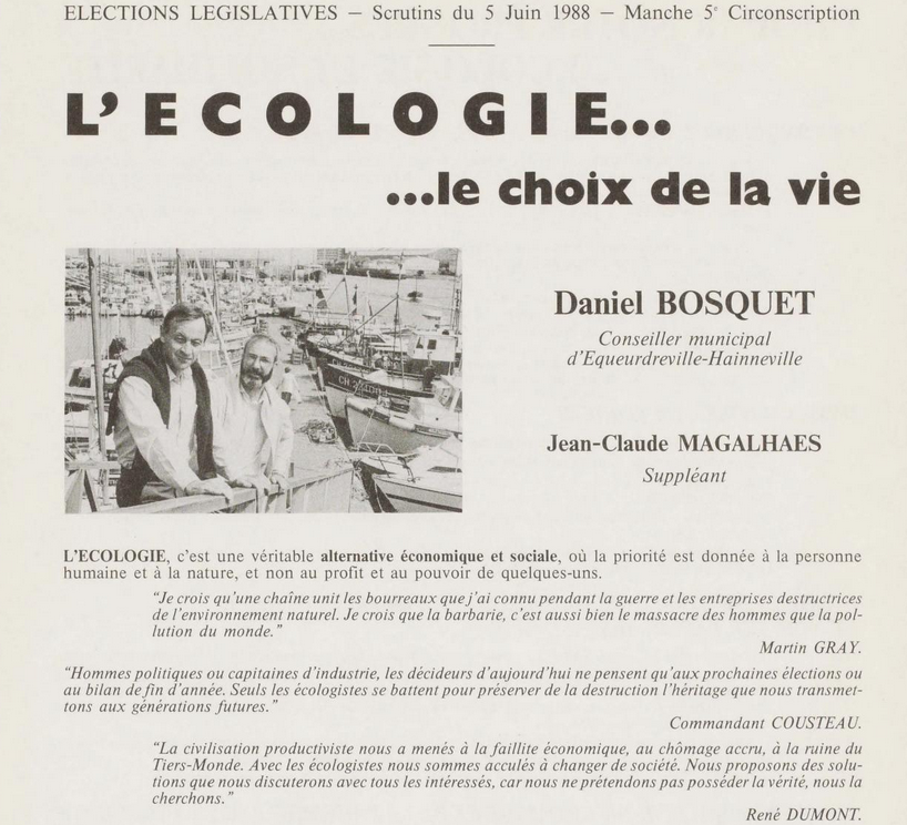 [Hommage] Daniel Bosquet, figure de l’écologie normande