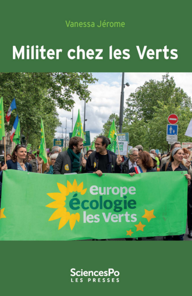 [Annonce] Parution « Militer chez les Verts » de Vanessa Jérome