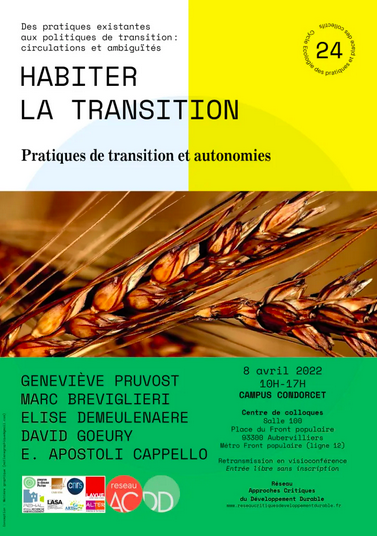 Pratiques de transition et autonomies